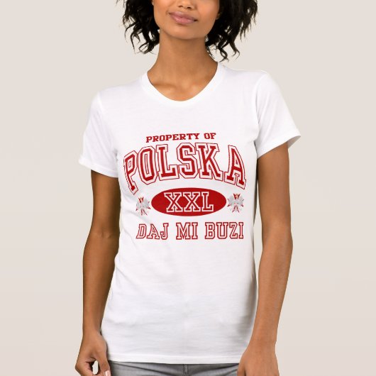 Polska Daj Mi Buzi t shirt (Voorkant)