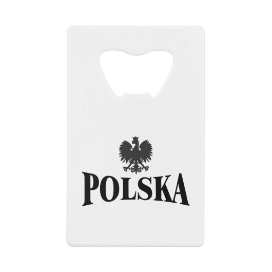 Polska Eagle Bottle Opener Creditkaart Flessenopener (Voorkant)