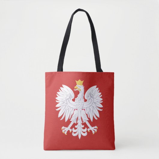 Polska Eagle Canvas tas (Voorkant)