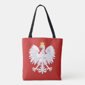 Polska Eagle Canvas tas (Achterkant)