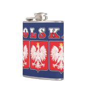 Polska Eagle Flag Shields Heupfles (Links)