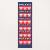 Polska Eagle Flag Shields Yogamat (Voorkant)