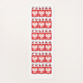 Polska Eagle Flag Shields Yogamat (Achterkant)