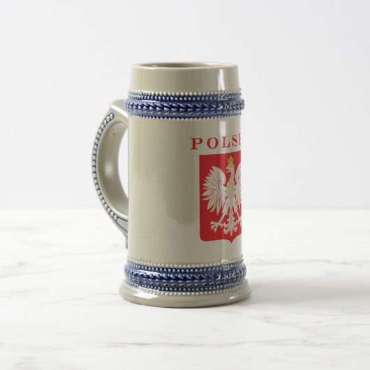 Polska Eagle Red Shield Bierpul (Voorkant links)
