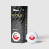 Polska Eagle Red Shield Golfballen (Verpakking)