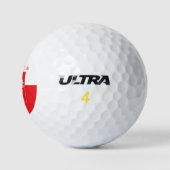 Polska Eagle Red Shield Golfballen (Logo)