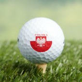 Polska Eagle Red Shield Golfballen (Insitu Shirt)