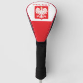 Polska Eagle Red Shield Golfheadcover (Voorkant)