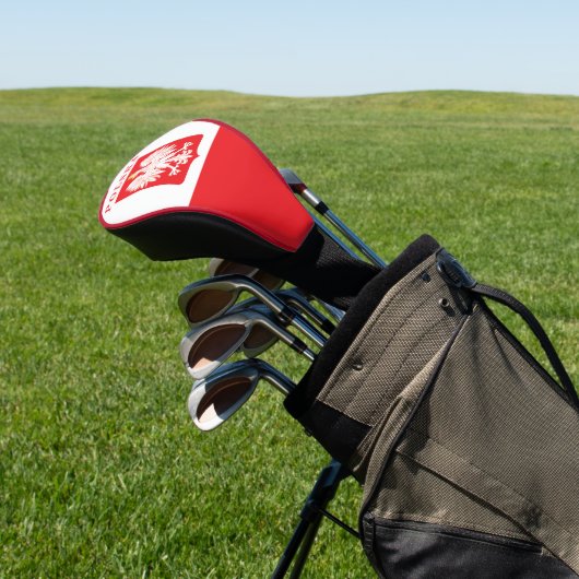 Polska Eagle Red Shield Golfheadcover (Insitu)