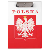 Polska Eagle Red Shield Klembord (Voorkant)