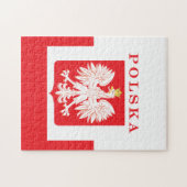 Polska Eagle Red Shield Legpuzzel (Horizontaal)