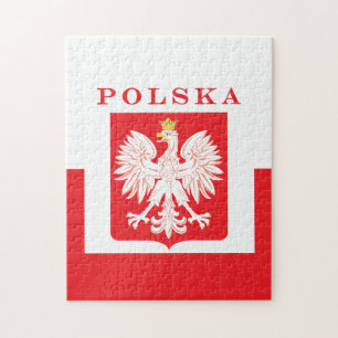 Polska Eagle Red Shield Legpuzzel
