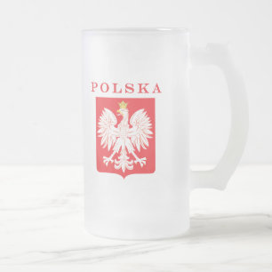 Polska Eagle Red Shield Matglas Bierpul