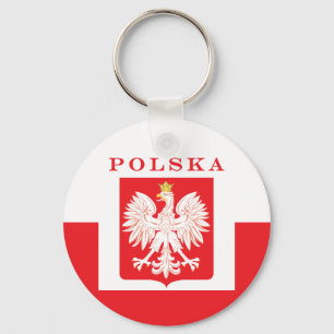 Polska Eagle Red Shield Sleutelhanger