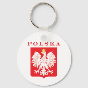 Polska Eagle Red Shield Sleutelhanger