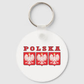 Polska Eagle Shields Sleutelhanger (Voorkant)