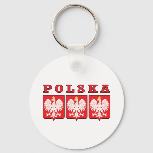 Polska Eagle Shields Sleutelhanger (Voorkant)