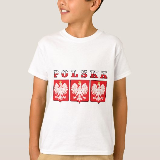 Polska Eagle Shields T-shirt (Voorkant)