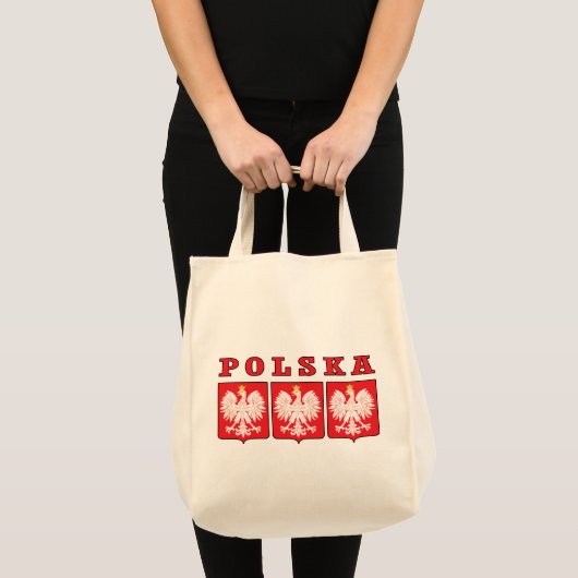 Polska Eagle Shields Tote Bag (Voorkant (product))