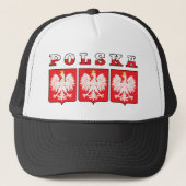 Polska Eagle Shields Trucker Pet (Voorkant)