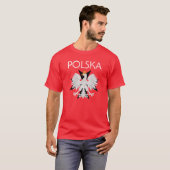 Polska Eagle w/cross-t shirt (Voorkant volledig)