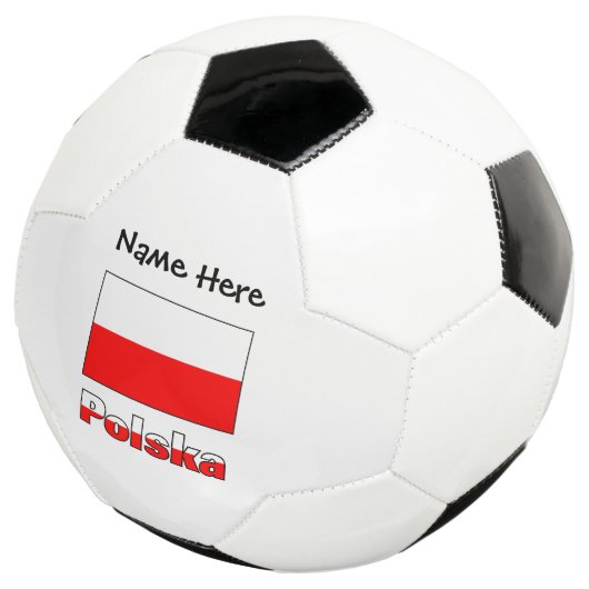 Polska en het Poolse Voetbal van de vlag (Drie kwart)