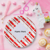 Polska en Poolse vlag gepersonaliseerd Papieren Bordje (Feest)