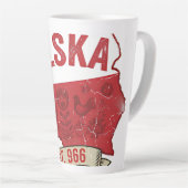 Polska Est. 966 koffiemok Latte Mok (Rechterhoek)