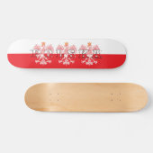 Polska Flag Red Eagles Persoonlijk Skateboard (Horizontaal)