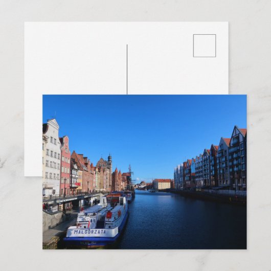 Polska,Gdansk Briefkaart (Voorkant / Achterkant)