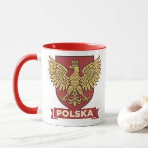 Polska Gouden Adelaar Heraldisch Mok