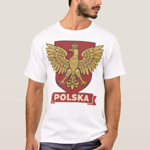 Polska Gouden Adelaar Heraldisch T-shirt