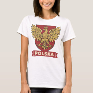 Polska Gouden Adelaar Heraldisch T-shirt