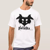Polska inkt blot t-shirt (Voorkant)
