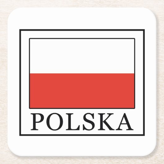 Polska Kartonnen Onderzetters (Voorkant)