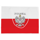 Polska met Poolse adelaar Groot Cadeauzakje (Achterkant)