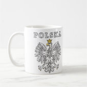 Polska met Poolse adelaar Koffiemok (Links)
