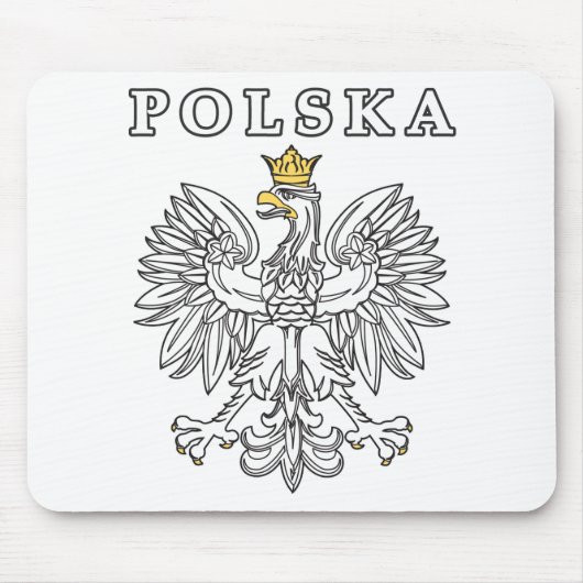Polska met Poolse adelaar Muismat (Voorkant)