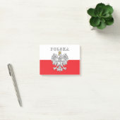 Polska met Poolse adelaar Post-it® Notes (Kantoor)