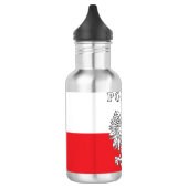 Polska met Poolse adelaar Waterfles (Links)
