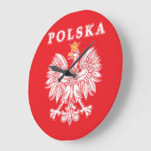 Polska met rode Poolse adelaar Grote Klok (Hoek)