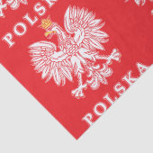 Polska met rode Poolse adelaar Tissuepapier (Detail)