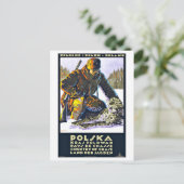 Polska Poland Vintage Travel Briefkaart (Staand voorkant)