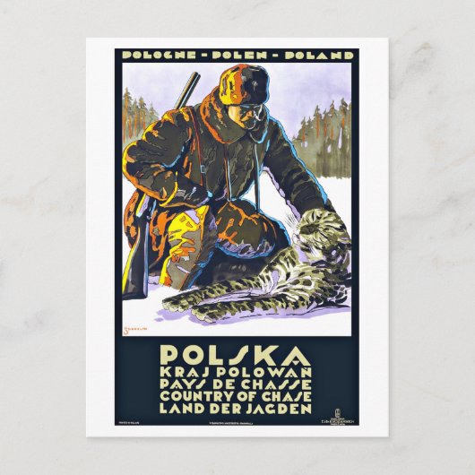Polska Poland Vintage Travel Briefkaart (Voorkant)