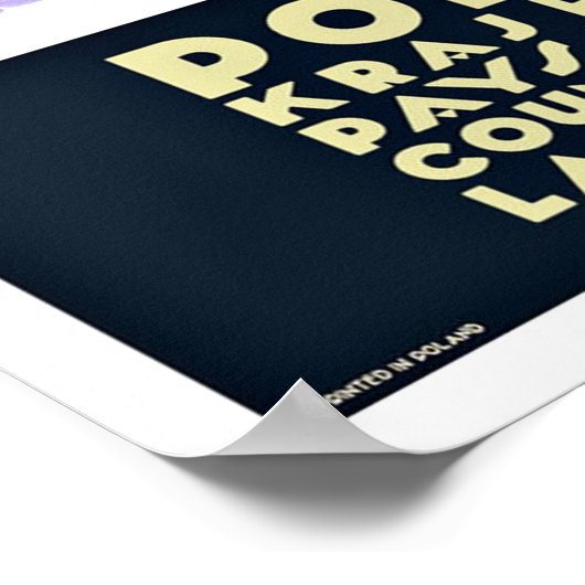 Polska Poland Vintage Travel Poster (Hoek)