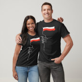 Polska Poland White Eagle Crown Polish White andf  T-shirt (Unisex)