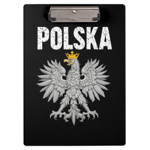 Polska Polen Adelaar Paal Trots Poolse Roots Polen Klembord