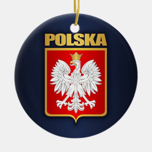 Polska (Polen) COA Keramisch Ornament (Voorkant)