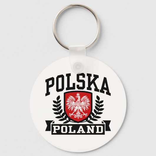 Polska Polen Sleutelhanger (Voorkant)