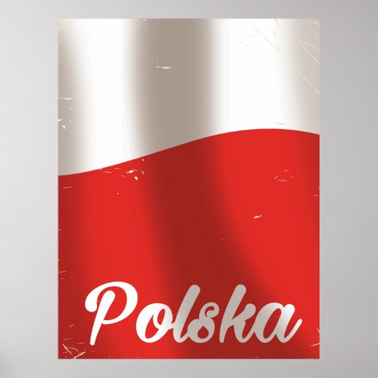Polska, Polen vintage reisposter Poster (Voorkant)